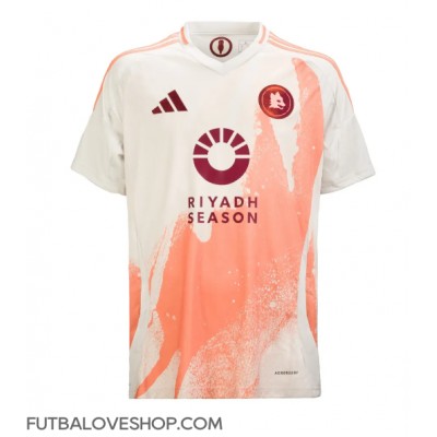 Dres AS Roma Lorenzo Pellegrini #7 Preč 2024-25 Krátky Rukáv Dres AS Roma Lorenzo Pellegrini #7 Preč 2024-25 Krátky Rukáv